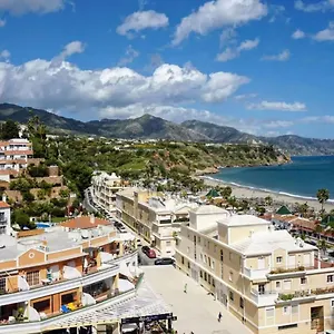 Burriana Silhouse , Nerja Spanien